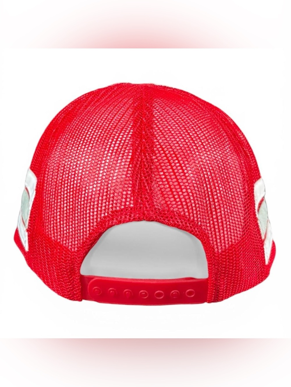 Vintage 1988 Calgary Winter Olympics Coca Cola Three Stripe TruckerSnapback Hat - Picture 4 of 7